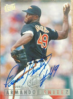 Armando Benitez Signed 1995 Fleer Ultra Baseball Card - Baltimore Orioles - PastPros