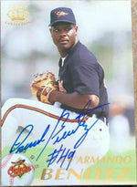 Armando Benitez Signed 1995 Pacific Baseball Card - Baltimore Orioles