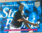 Armando Benitez Signed 1995 Upper Deck Electric Diamond Baseball Card - Baltimore Orioles - PastPros