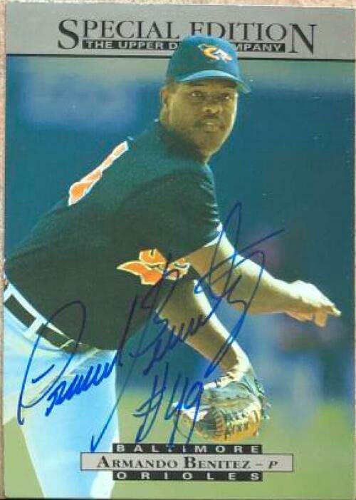 Armando Benitez Signed 1995 Upper Deck Special Edition Baseball Card - Baltimore Orioles - PastPros