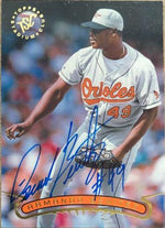 Armando Benitez Signed 1996 Stadium Club Baseball Card - Baltimore Orioles - PastPros