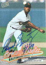 Armando Benitez Signed 1997 Fleer Ultra Gold Medallion Baseball Card - Baltimore Orioles - PastPros