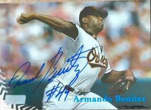 Armando Benitez Signed 1998 Stadium Club Baseball Card - Baltimore Orioles - PastPros