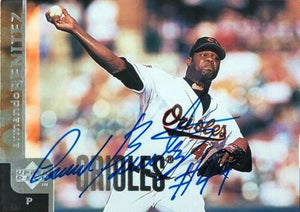 Armando Benitez Signed 1998 Upper Deck Baseball Card - Baltimore Orioles - PastPros