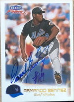 Armando Benitez Signed 2000 Fleer Focus Baseball Card - New York Mets