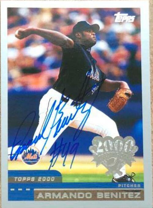 Armando Benitez Signed 2000 Topps Opening Day Baseball Card - New York Mets - PastPros