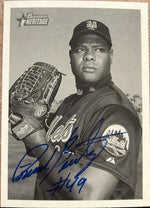 Armando Benitez Signed 2001 Bowman Heritage Baseball Card - New York Mets