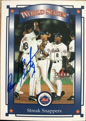Armando Benitez Signed 2001 Fleer Tradition Baseball Card - New York Mets - PastPros