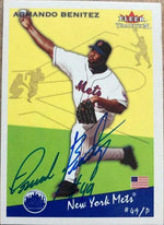 Armando Benitez Signed 2001 Fleer Tradition Baseball Card - New York Mets - PastPros