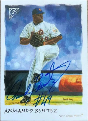 Armando Benitez Signed 2002 Topps Gallery Baseball Card - New York Mets