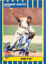 Armando Benitez Signed 2003 Fleer Platinum Baseball Card - New York Mets