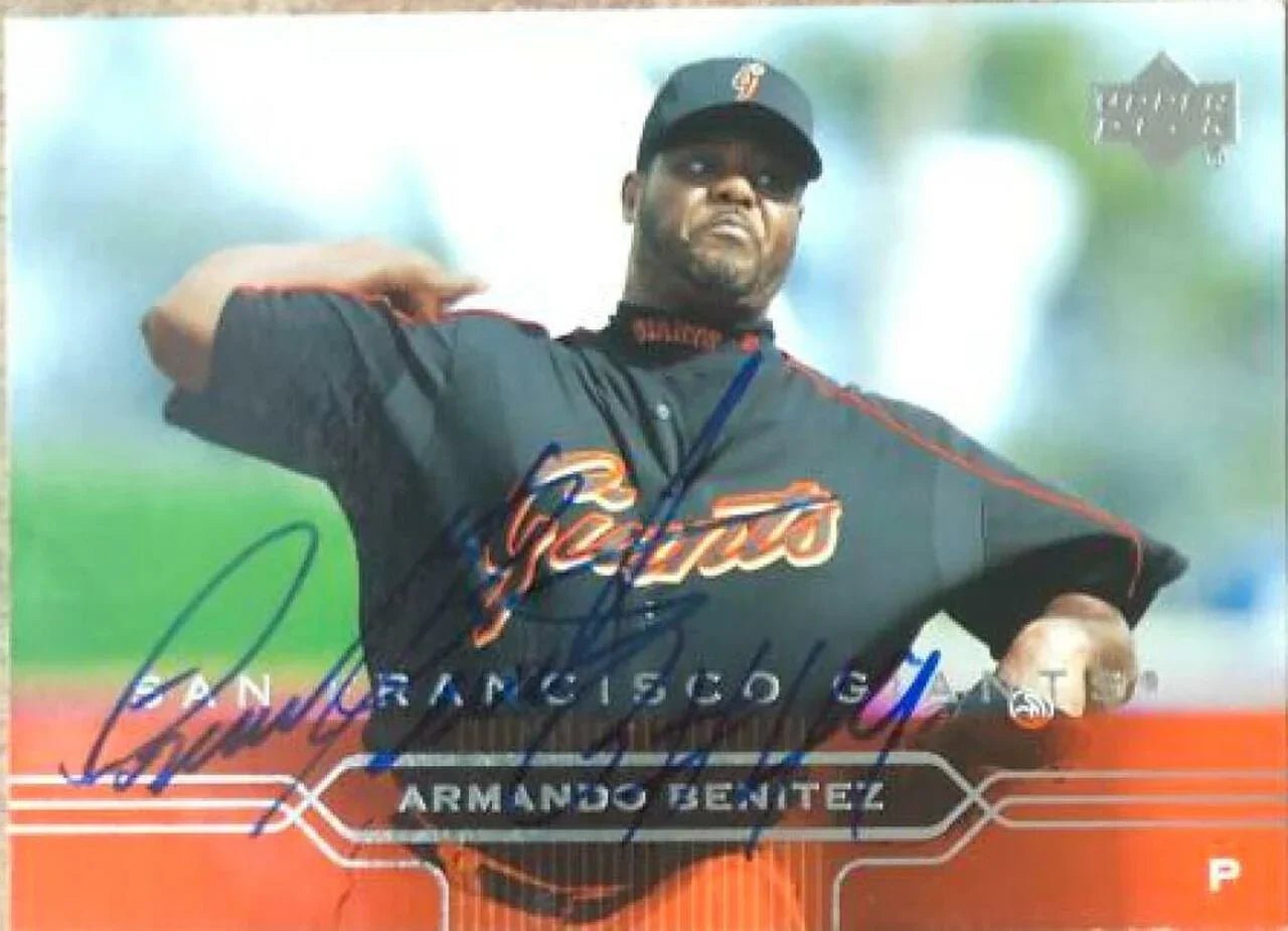 Armando Benitez Signed 2005 Upper Deck Baseball Card - San Francisco Giants