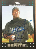 Armando Benitez Signed 2007 Topps Baseball Card - Florida Marlins - PastPros