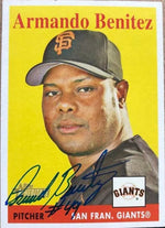 Armando Benitez Signed 2007 Topps Heritage Baseball Card - San Francisco Giants