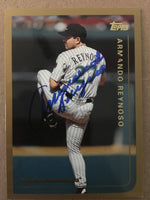 Armando Reynoso Signed 1999 Topps Baseball Card - Arizona Diamondbacks - PastPros