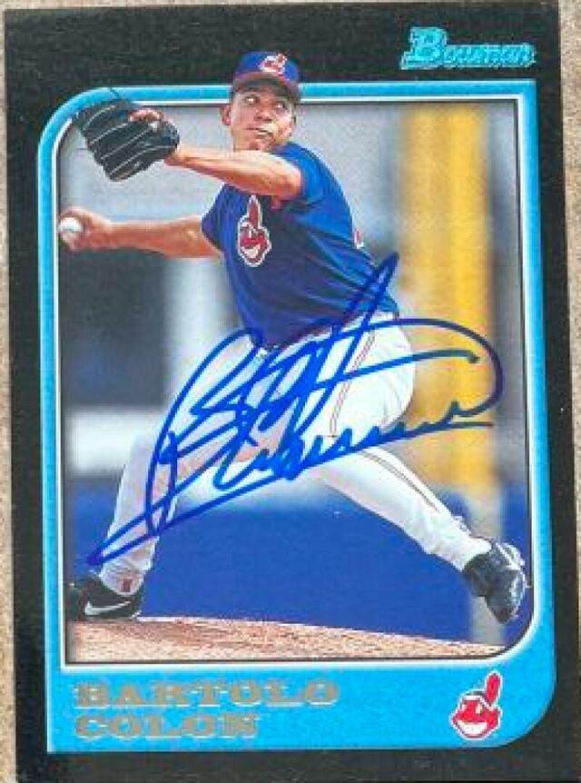 Bartolo Colon Signed 1997 Bowman Baseball Card - Cleveland Indians - PastPros