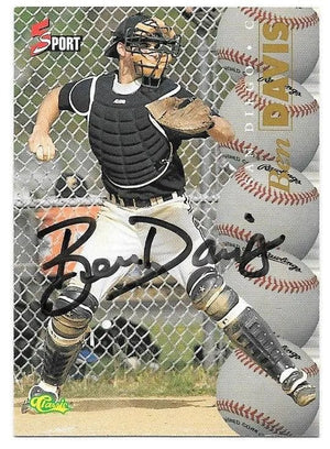 Ben Davis Signed 1995 Classic Five Sport Baseball Card