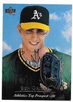 Ben Grieve Signed 1995 Upper Deck Minors Baseball Card - Oakland A's