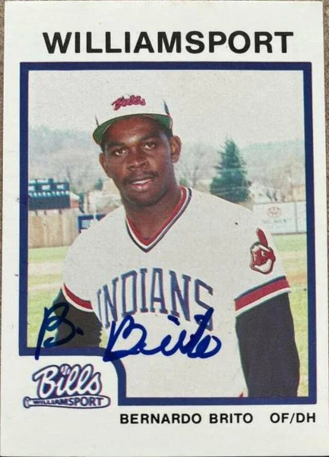 Bernardo Brito Signed 1987 Pro Cards Baseball Card - Williamsport Bills