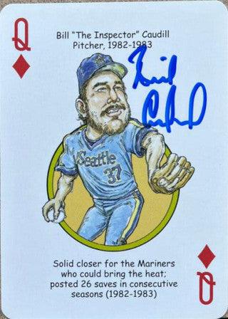 Bill Caudill Signed 2008 Hero Decks Baseball Card - Seattle Mariners - PastPros