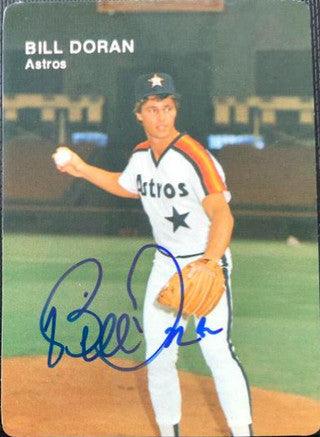 Bill Doran Signed 1984 Mother's Cookies Baseball Card - Houston Astros - PastPros