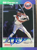 Bill Doran Signed 1989 Donruss Baseball Card - Houston Astros