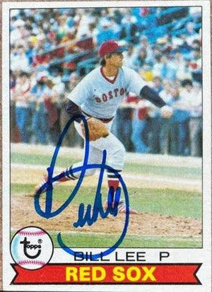Bill Lee Signed 1979 Topps Baseball Card - Boston Red Sox