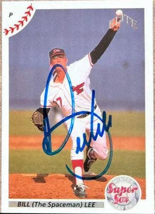 Bill Lee Signed 1990 Elite Senior League Baseball Card