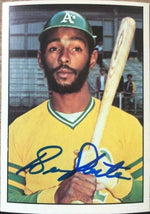 Bill North Signed 1976 SSPC Baseball Card - Oakland A's