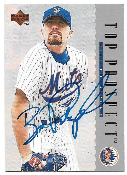 Bill Pulsipher Signed 1995 Upper Deck Baseball Card - New York Mets - PastPros