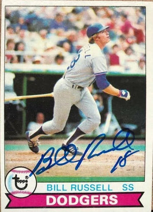 Bill Russell Signed 1979 Topps Baseball Card - Los Angeles Dodgers
