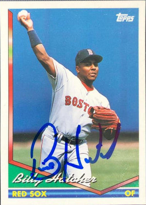 Billy Hatcher Signed 1994 Topps Baseball Card - Boston Red Sox - PastPros