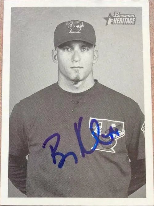 Billy Koch Signed 2001 Bowman Heritage Baseball Card - Toronto Blue Jays