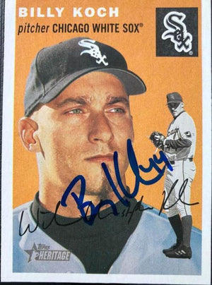 Billy Koch Signed 2003 Topps Heritage Baseball Card - Chicago White Sox - PastPros