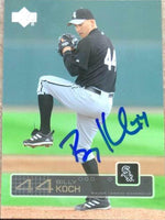 Billy Koch Signed 2003 Upper Deck Baseball Card - Chicago White Sox - PastPros