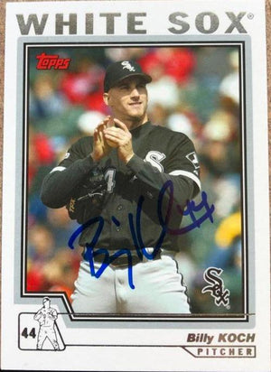Billy Koch Signed 2004 Topps Baseball Card - Chicago White Sox - PastPros