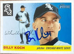 Billy Koch Signed 2004 Topps Heritage Baseball Card - Chicago White Sox
