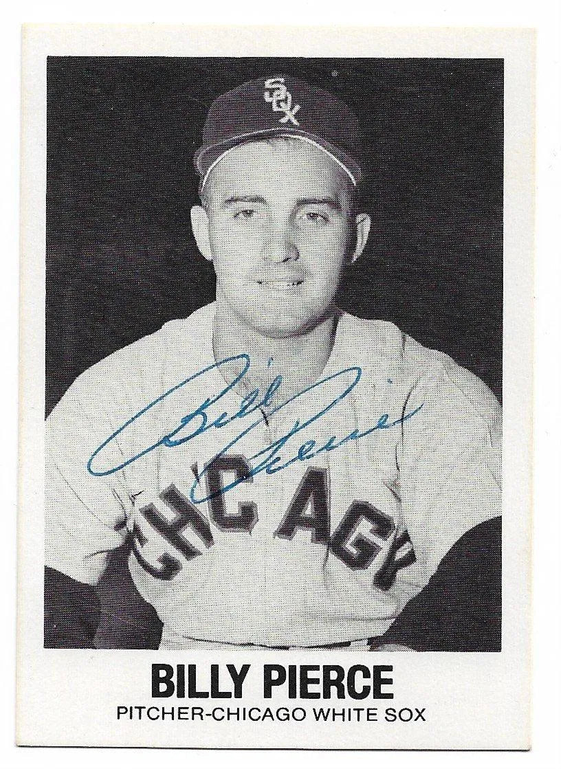 Billy Pierce Signed 1977 Renata Galasso Baseball Card - Chicago White Sox