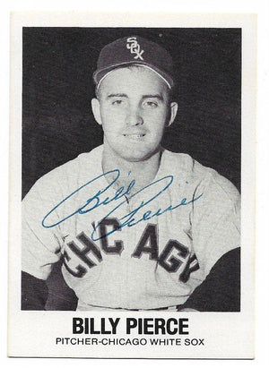Billy Pierce Signed 1977 Renata Galasso Baseball Card - Chicago White Sox