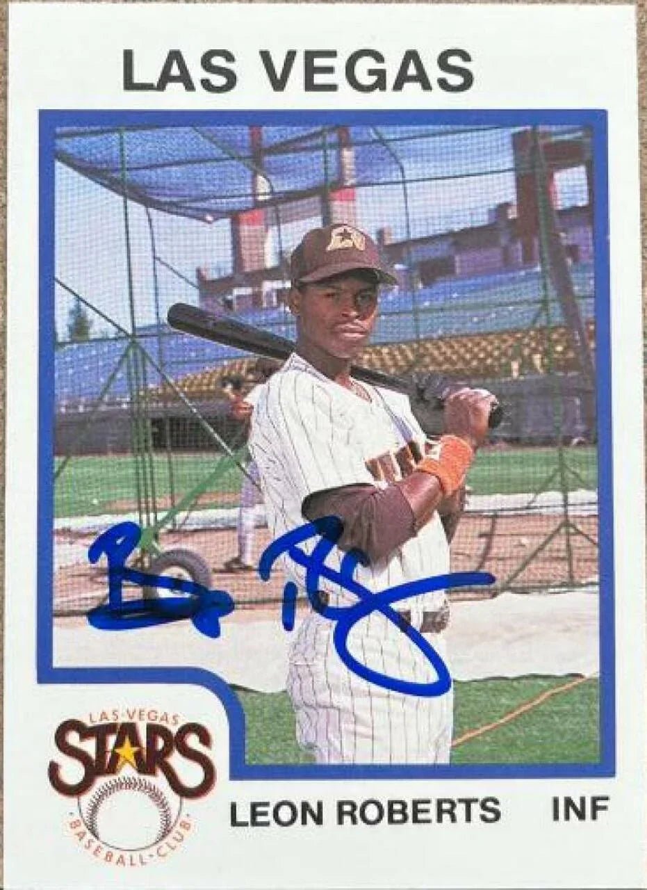 Bip Roberts Signed 1987 Pro Cards Baseball Card - Las Vegas Stars