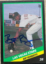 Bip Roberts Signed 1988 CMC Baseball Card - Las Vegas Stars