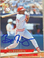 Bip Roberts Signed 1993 Fleer Ultra Baseball Card - Cincinnati Reds