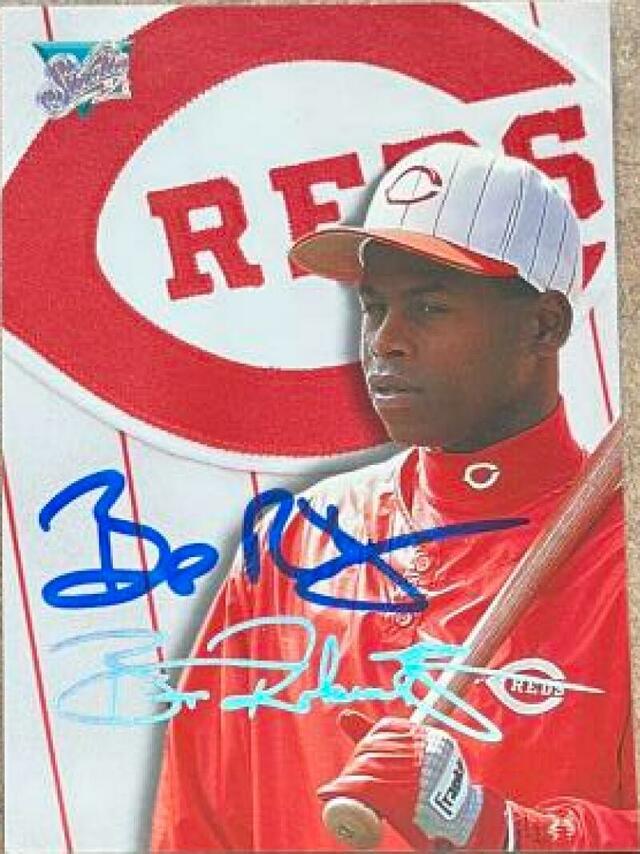 Bip Roberts Signed 1993 Studio Baseball Card - Cincinnati Reds - PastPros