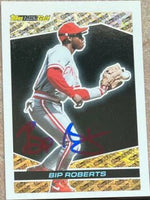 Bip Roberts Signed 1993 Topps Black Gold Baseball Card - Cincinnati Reds