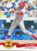 Bip Roberts Signed 1993 Upper Deck Season Highlights Baseball Card - Cincinnati Reds