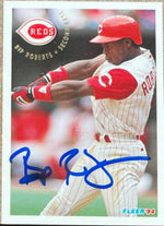 Bip Roberts Signed 1994 Fleer Baseball Card - Cincinnati Reds - PastPros