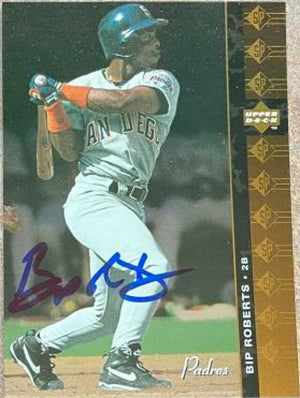 Bip Roberts Signed 1994 SP Baseball Card - San Diego Padres - PastPros
