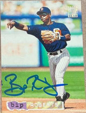 Bip Roberts Signed 1994 Stadium Club Golden Rainbow Baseball Card - San Diego Padres - PastPros