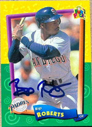 Bip Roberts Signed 1994 Upper Deck Fun Pack Baseball Card - San Diego Padres - PastPros