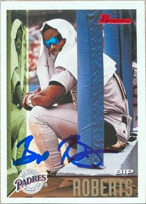 Bip Roberts Signed 1995 Bowman Baseball Card - San Diego Padres